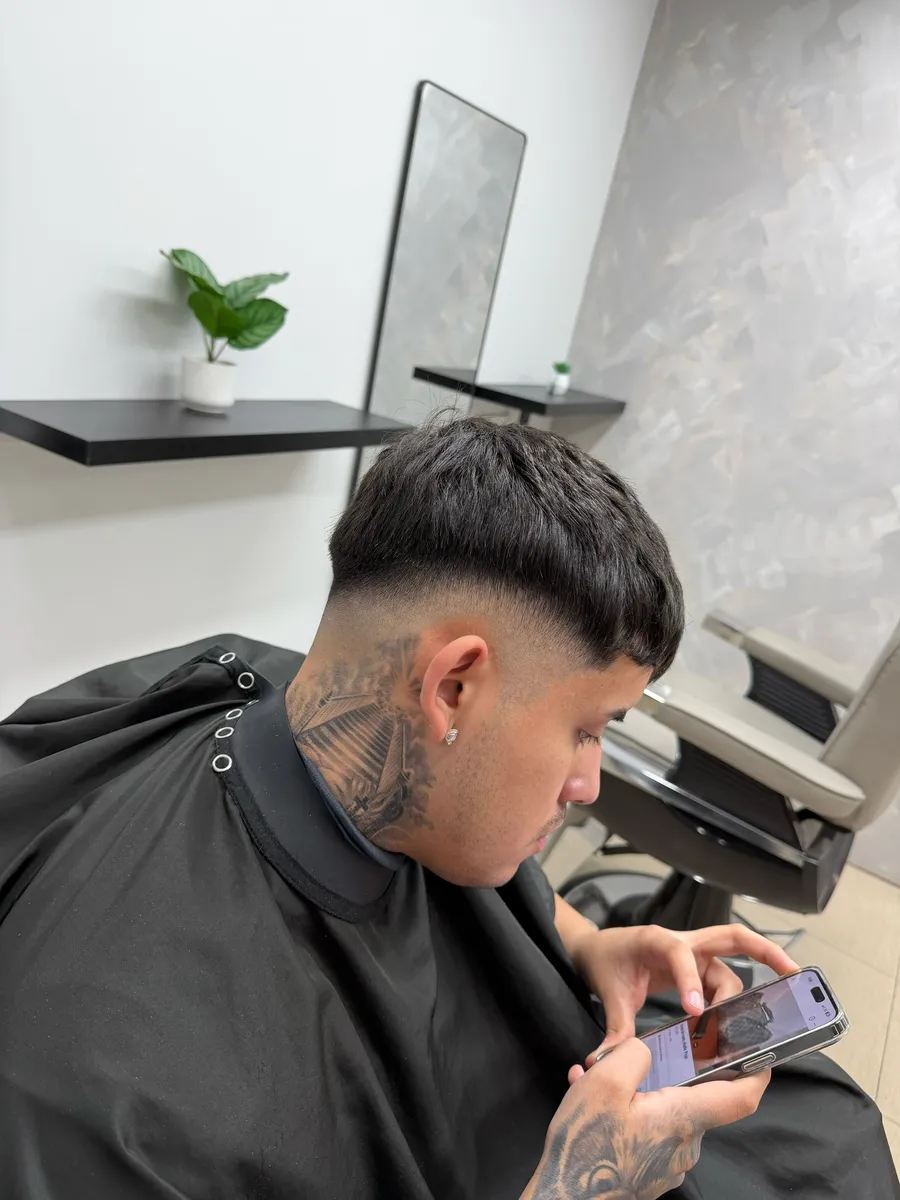 Corte crop con degradado